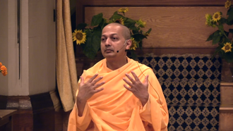 Portrait of Swami Sarvapriyananda